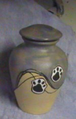 Katie: pet urns